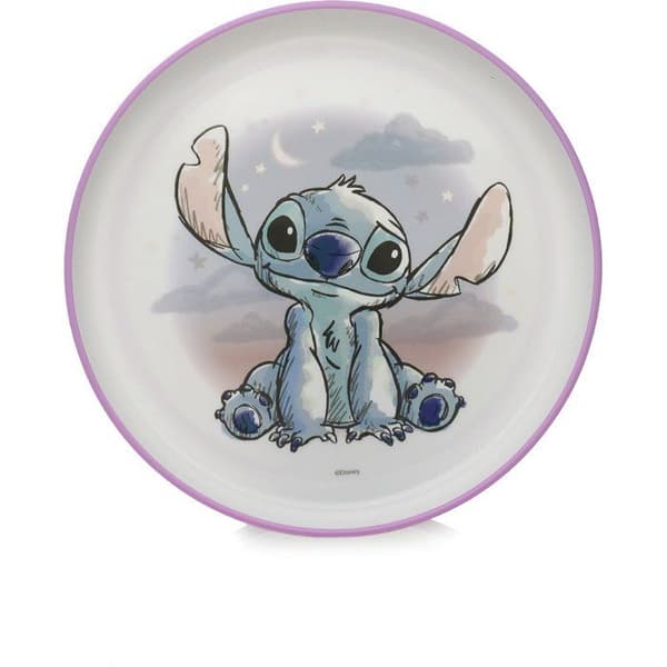 LARGE LILO & STITCH NON-SLIP PLATE - Microwave Safe