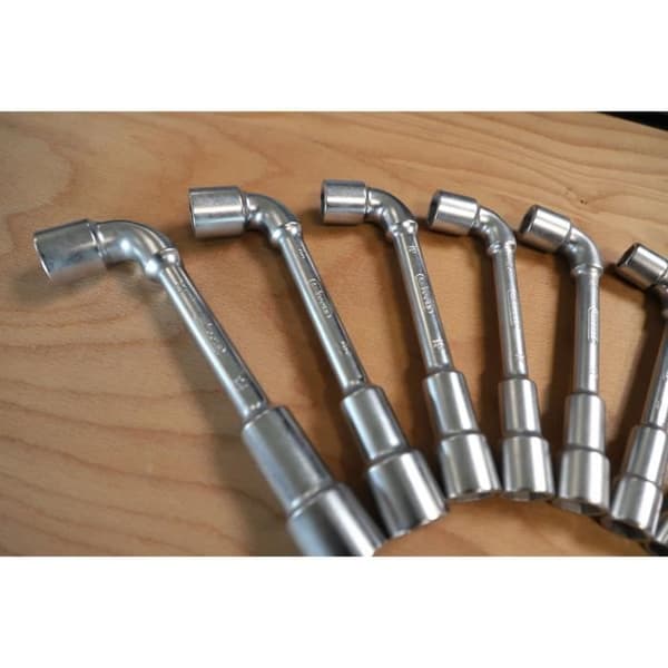 KS TOOLS - Open-End Socket Wrench Set - 12 pcs - 6-Point - 7 to 24 mm - 517.0442