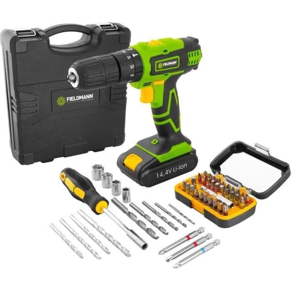 Fieldmann Cordless Drill FDV 10352-A - 14.4V, 2000mAh, 35 Nm Torque