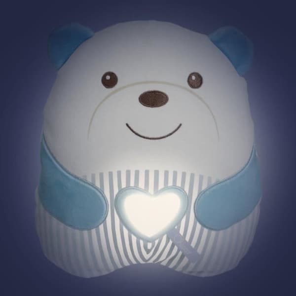 CHICCO - Soft Plush Teddy Bear - Blue - From Birth