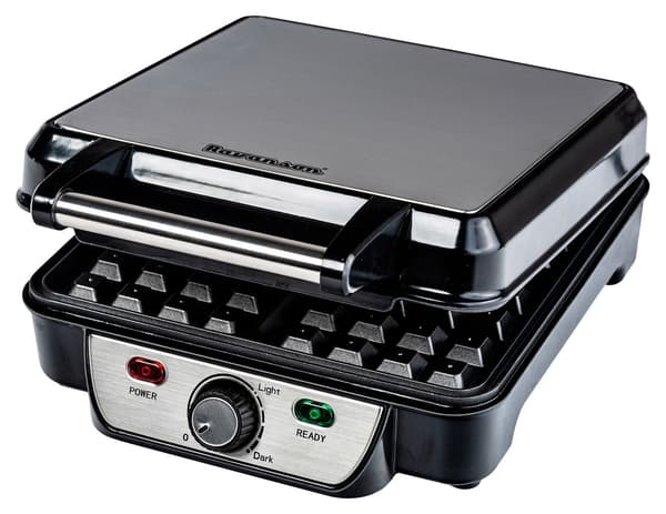 Ravanson Waffle Maker 1100W Black GR-7030