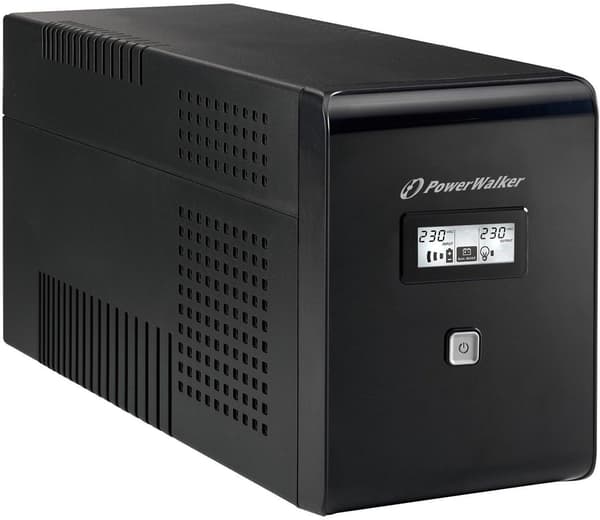 PowerWalker VI 2000 LCD - 2000VA Line-Interactive UPS with 2 AC Outlets