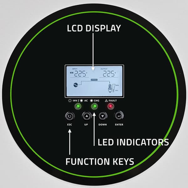 Hybrid Solar Inverter Off-Grid 6200W | 120A