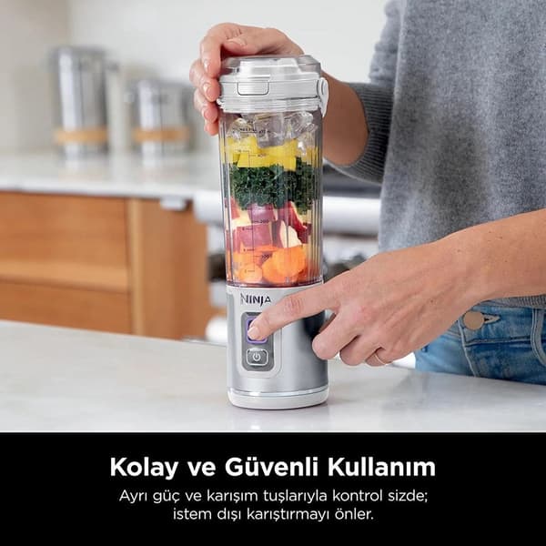 SharkNinja BC151EUWH Portable Cordless Blender - White