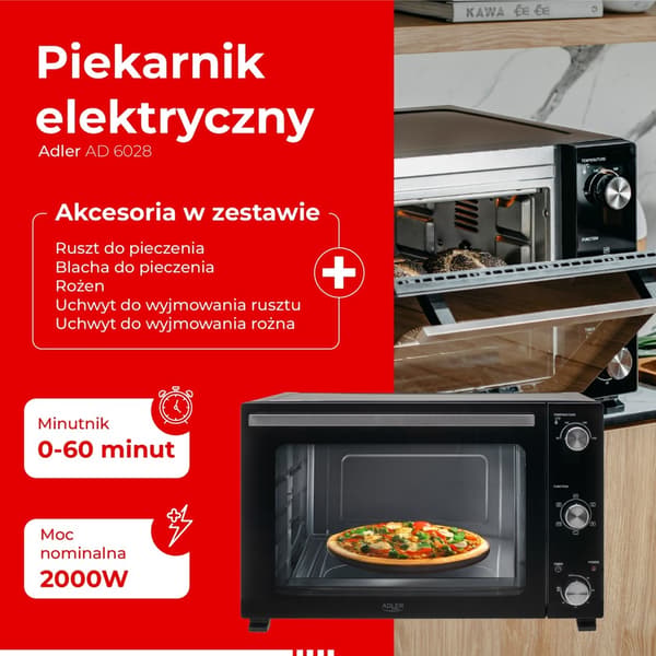 Adler AD 6028 Oven Black