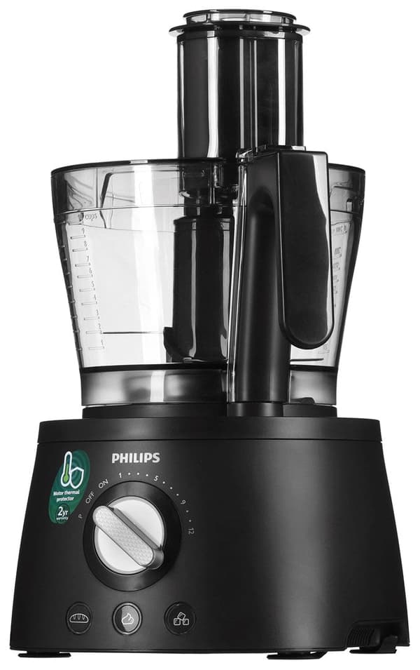 Philips Food Processor 1300 W 12 Speeds Black HR7776/90