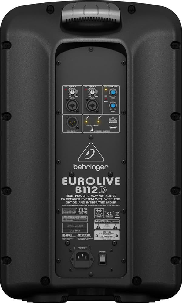 Behringer B112D Public Address (PA) System Black