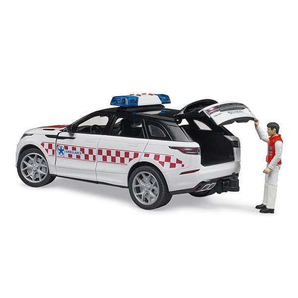 Bruder Range Rover Velar Medical Emergency Vehicle + Driver