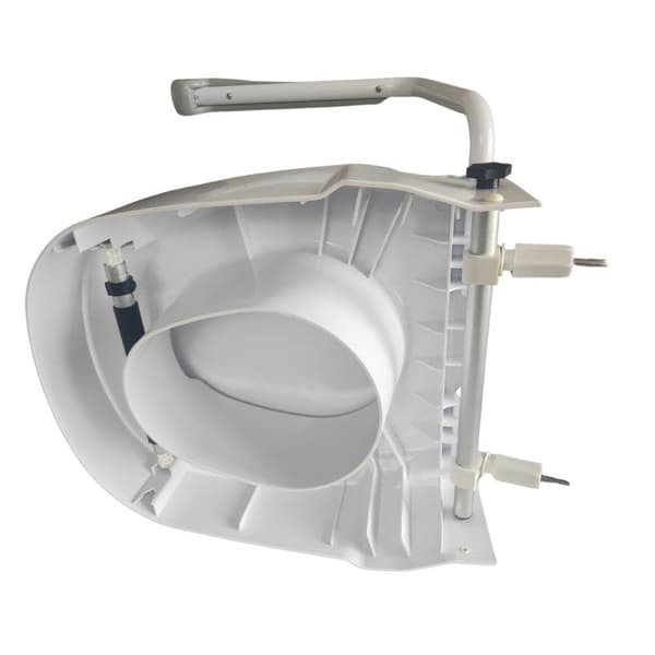 Toilet Seat Riser with Handrails