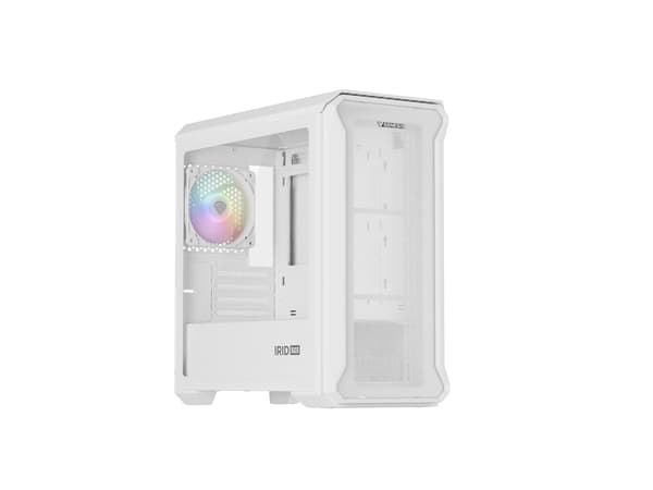 GENESIS Irid 503 Mini Tower Case Transparent White