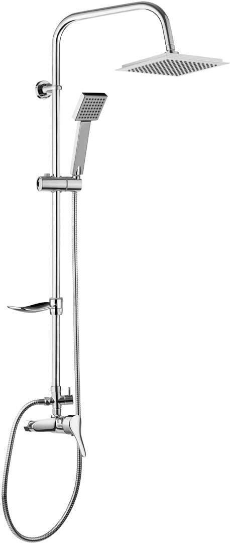 Deante Shower Set 1-Function Chrome 15cm Wall-Mounted