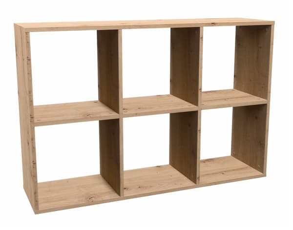 Topeshop Malax 2X3 Artisan Living Room Bookcase - Model MALAX 2X3