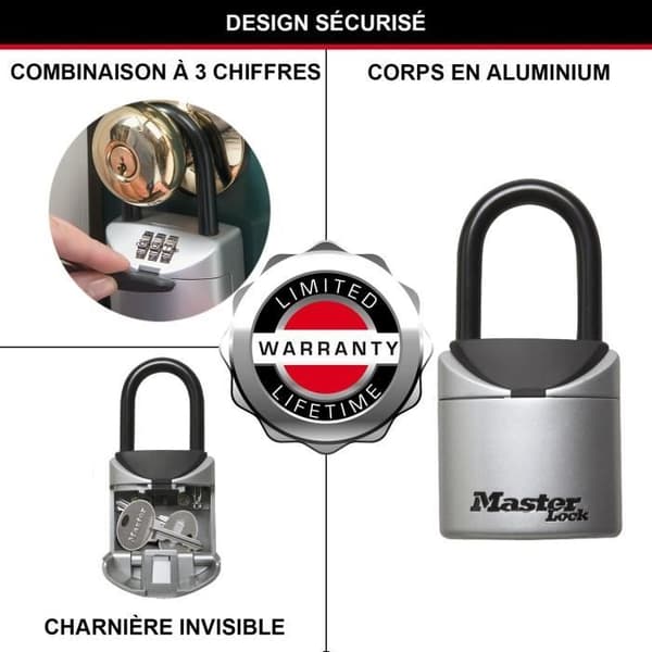Secure Key Box - MASTER LOCK 5406EURD - XS Size with Handle