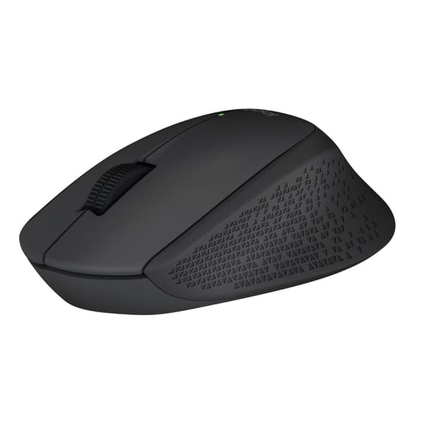 Logitech M280 - Wireless Optical Mouse - Right-Handed - 3 Buttons - Black (910-004287)