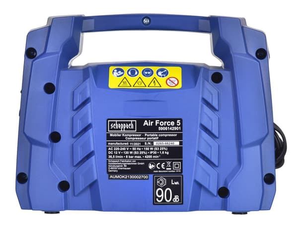 Scheppach AIR-FORCE 5 Air Compressor 0.2 W AC