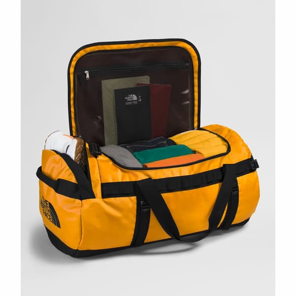 The North Face Base Camp Duffel L duffel bag 95 L Polyester Black Yellow