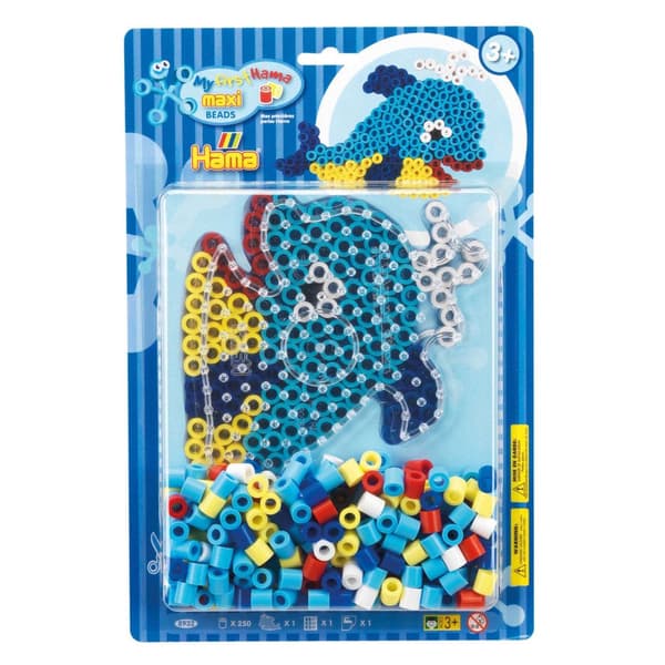 Hama Maxi Iron-on Beads Dolphin 250 Pieces