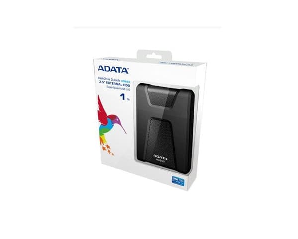 ADATA DashDrive Durable HD650 1TB Portable Hard Drive USB3.0