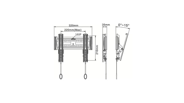 Newstar Wall Mount for LCD/ Plasma Screen NM-W125