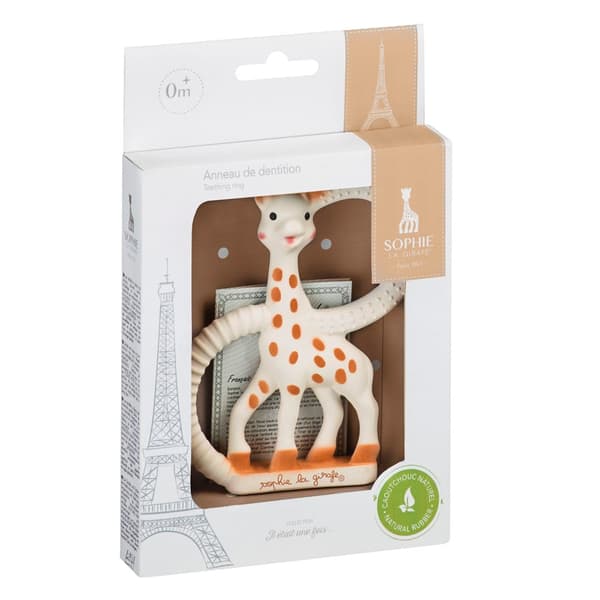 Teething Ring - Sophie the Giraffe - Very Soft - Natural Rubber
