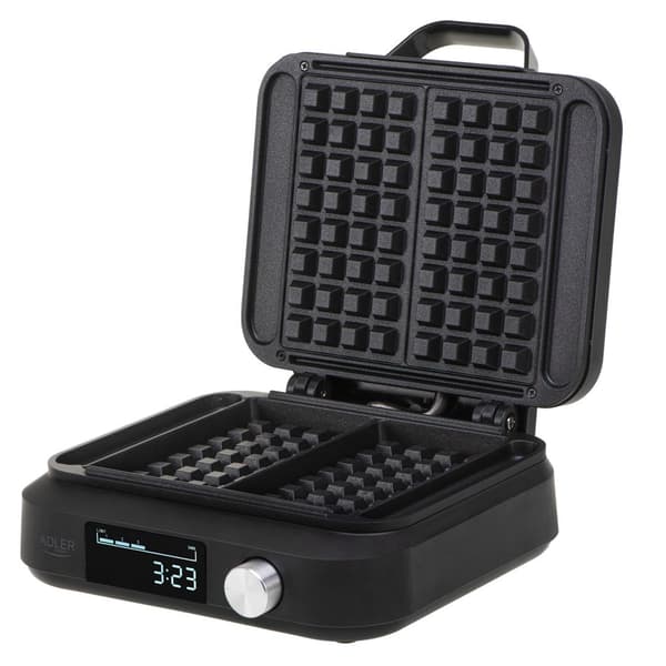 Adler Waffle Maker 2200W Black AD 3087