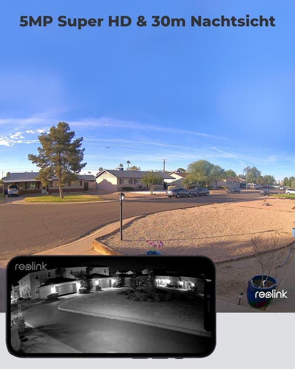 Reolink W320 - 5MP Outdoor Security Camera - Night Vision