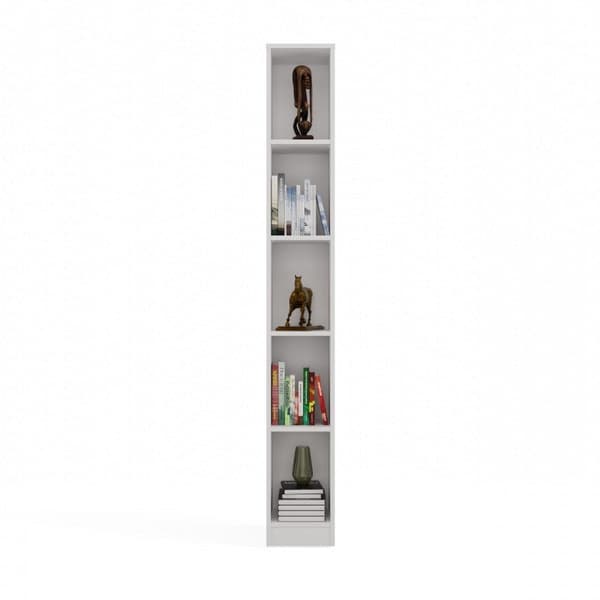 R25 White Bookcase