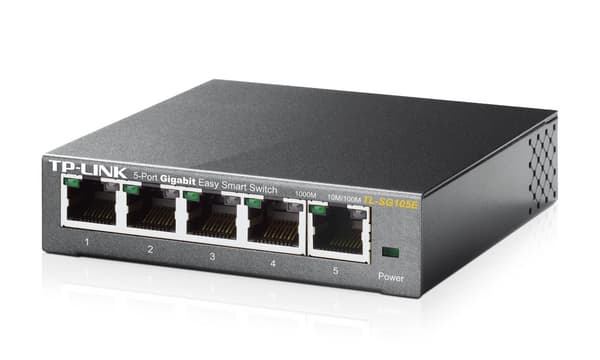 TP-Link Easy Smart TL-SG105E - Switch - 5 x 10/100/1000 - Desktop