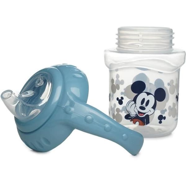 THERMOBABY Sippy Cup - 250 ml - Silicone Spout - Leak-Proof - Mickey Mouse