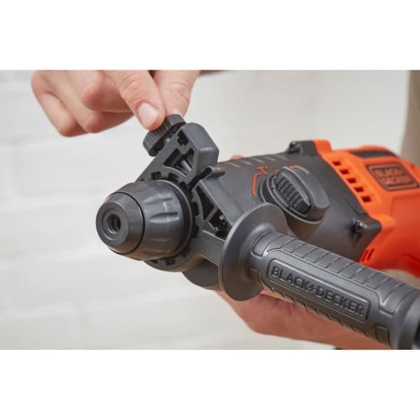 BLACK+DECKER Corded Rotary Hammer Drill - BEHS01-QS - 650W - with 2 drill bits
