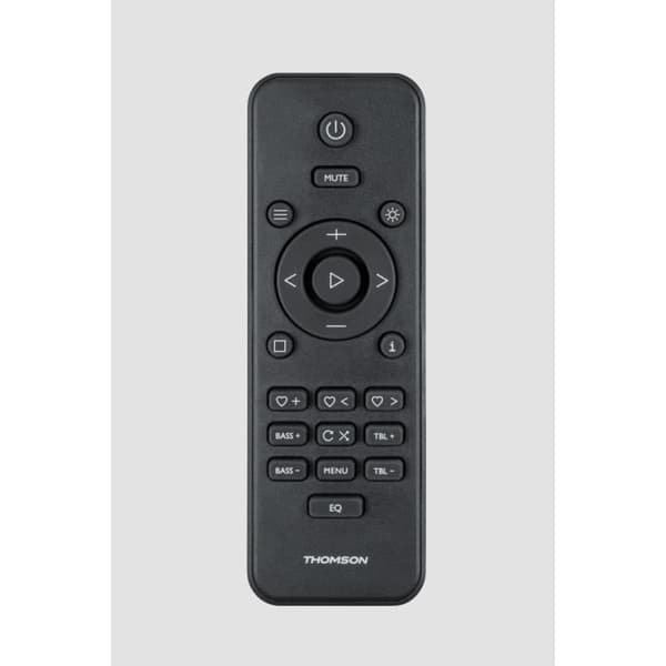 THOMSON Bluetooth Micro Hi-Fi System - Wood/Black - FM/DAB+/CD/MP3/USB - 60W, LCD Display, Remote Control