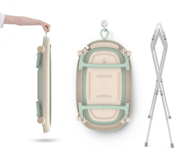 LUCY Stand Foldable Baby Bath with Frame
