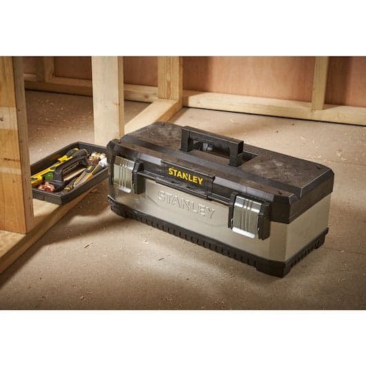 Black & Decker Tool Storage Case 1-95-619 Black Silver Plastic Steel