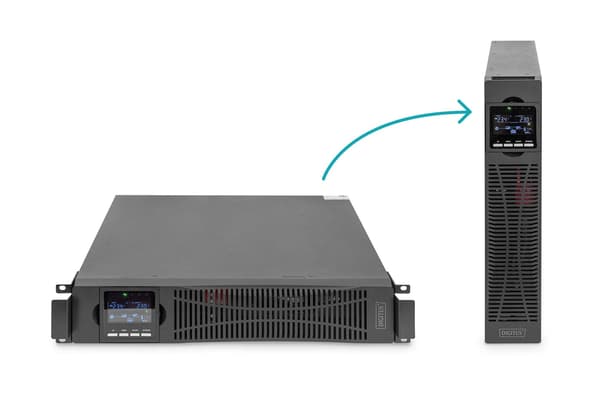 DIGITUS OnLine UPS 2000 VA/2000 W Rack 19" LCD