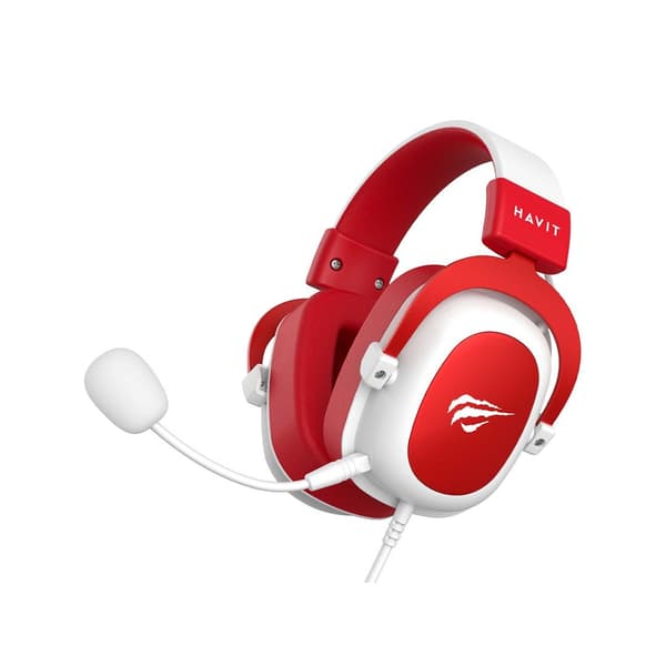 Havit H2002D Gaming Headphones Wired White Red