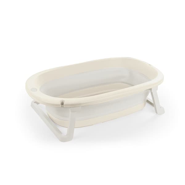 Dolu Baby Foldable Bath Beige/White 75.5x46.5x20.5 cm