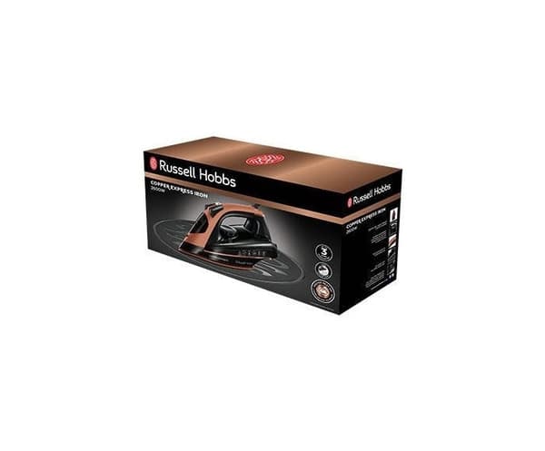 Russell Hobbs Copper Express Iron 2600W Black Copper