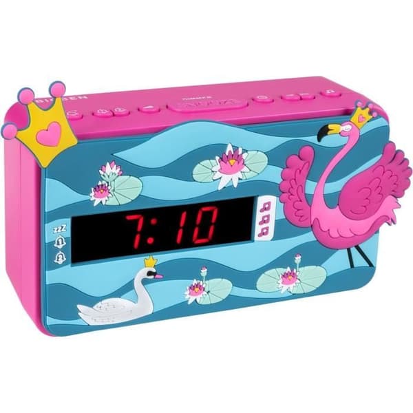 BIGBEN INTERACTIVE R15PRINCESS3D LED Alarm Clock - 3D Effect - Princess Design