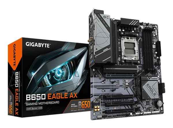 Gigabyte B650 EAGLE AX - Motherboard - ATX - Socket AM5 - AMD B650 Chipset - USB-C 3.2 Gen 1, USB 3.2 Gen 2