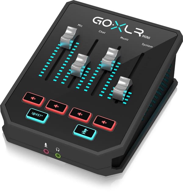 TC Helicon Go XLR Mini - Mixer and Audio Interface for Online Broadcasting