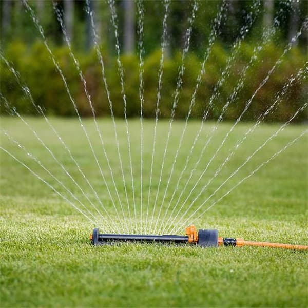 Fiskars Water Sprinkler Metal Black Orange