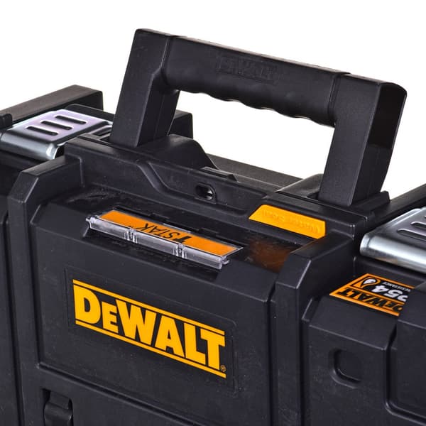 DeWALT DWST83345-1 TSTAK Shallow Tool Storage Case Black Yellow