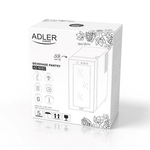 Adler AD 8083 Beverage/Wine Larder Black
