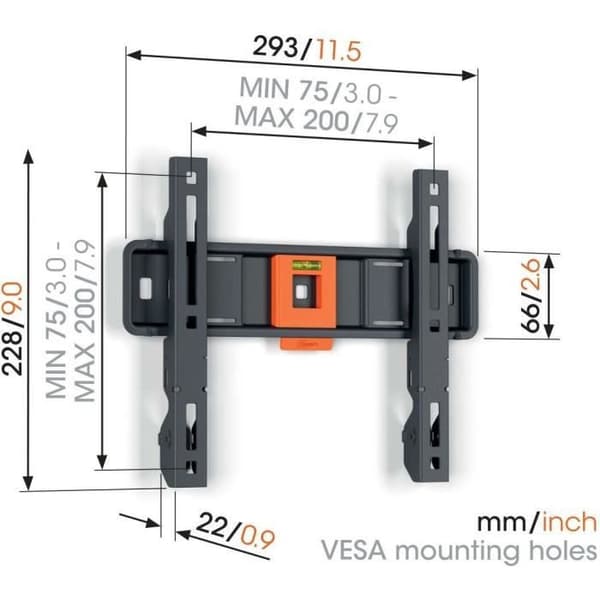 VOGEL'S Wall Mount for TV - TVM 1203 Fixed Small, 19-50