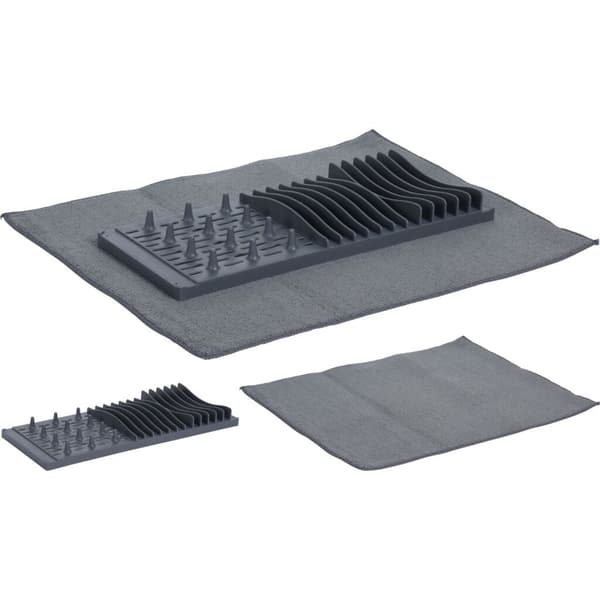 Drying Rack with Drying Mat 38x48 cm Anthracite
