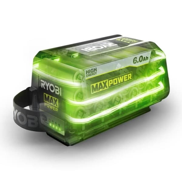 RYOBI - 36V MAXPOWER 6.0 Ah Lithium+ Battery - RY36B60B