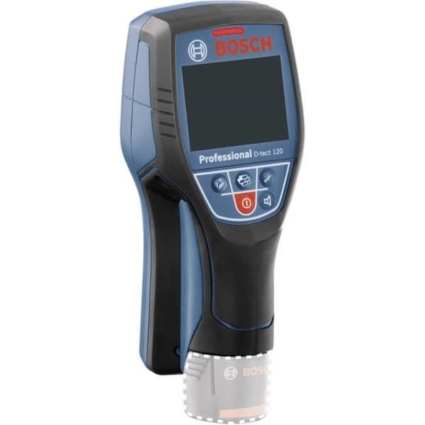 Bosch Professional D-Tect 120 Wall Detector, Max Depth 120 mm, Dual Power Source - 0601081308