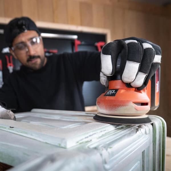 DUAL POWER POWDP50400 20V Cordless Random Orbital Sander Ø125 - Variable Speed