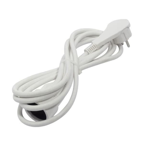 CHACON Extension Cable - HO5VVF - 16A - 3 m - White