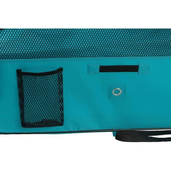 TRIXIE - Enclosure with Net/Base - ø 150 × 65 cm - Turquoise/Light Grey